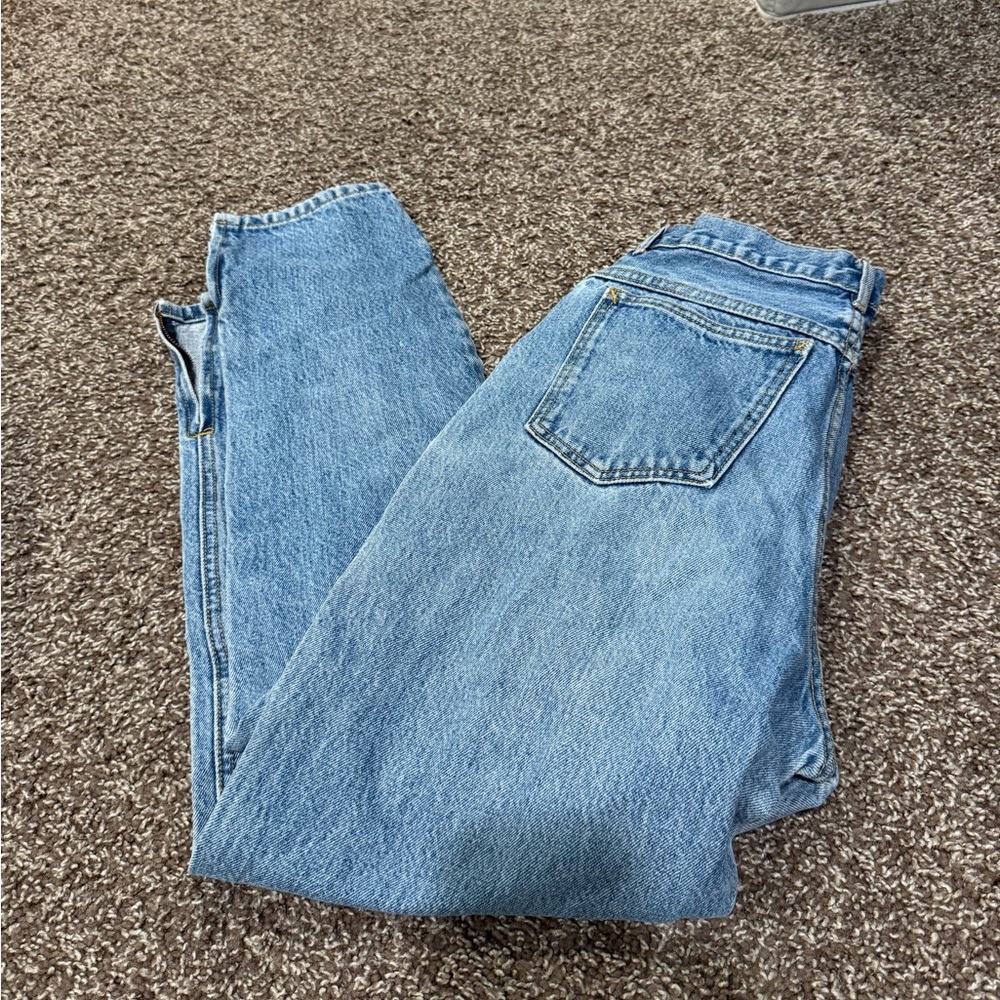 🥑Bon Bon Originals Blue Denim Jeans zip bottoms condition as shown